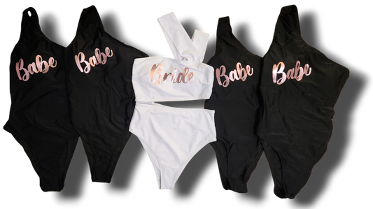 Custom Bachelorette Swimsuit