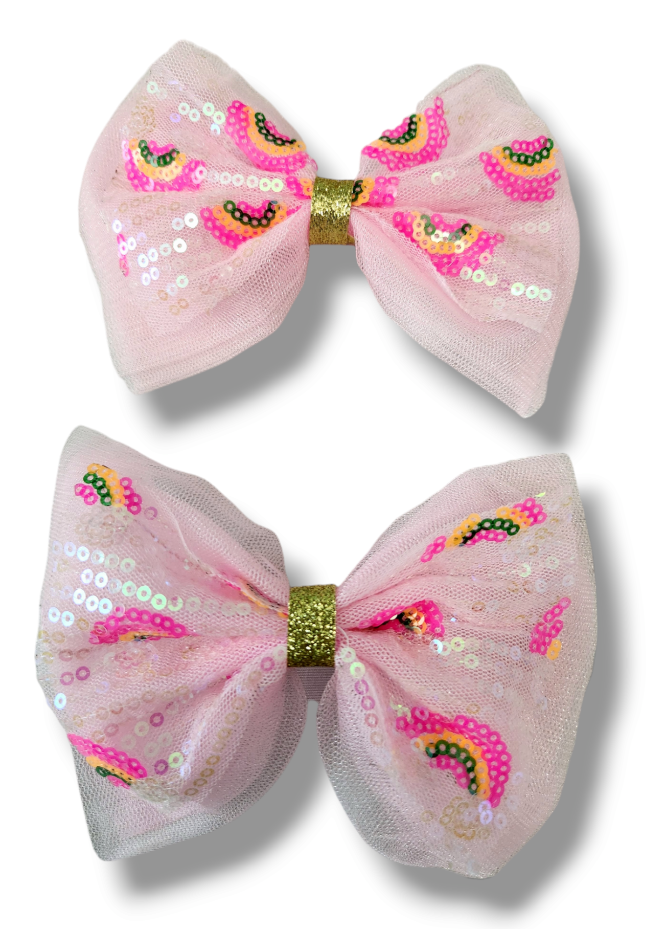 Pink Rainbow Princess Bows