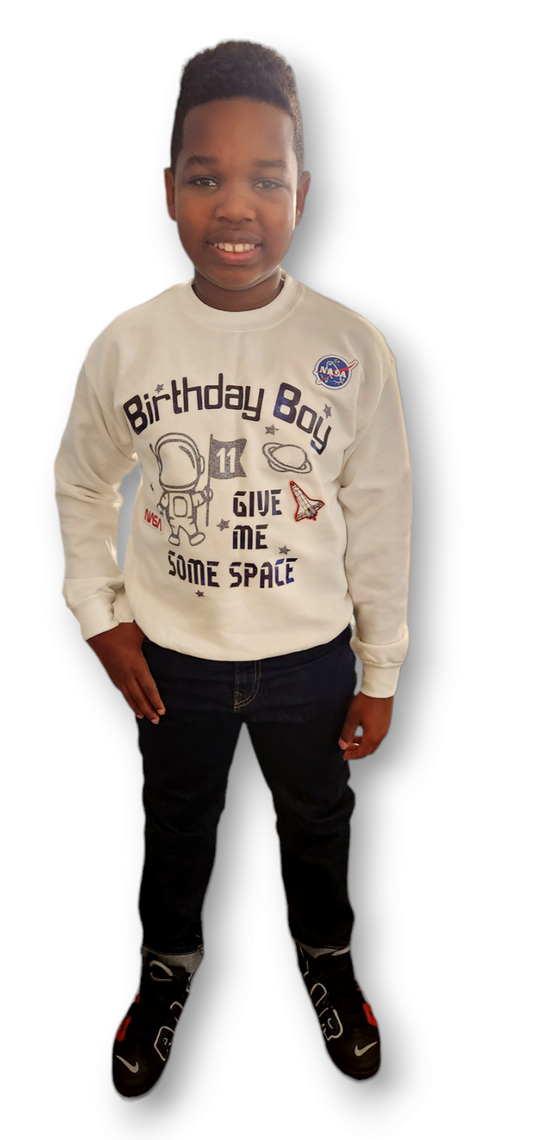 Custom NASA Birthday Sweatshirt