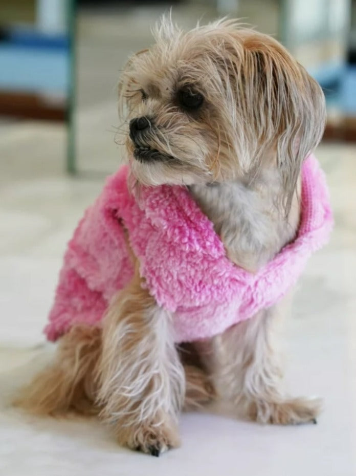 Pink Pet Fur Vest