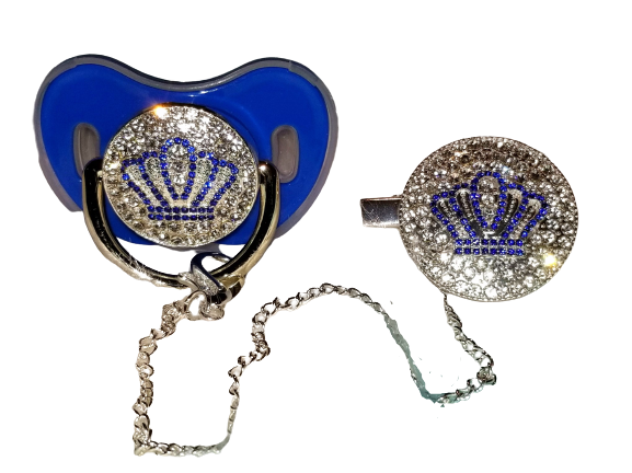 CrownMe Binky Bling (Blue)