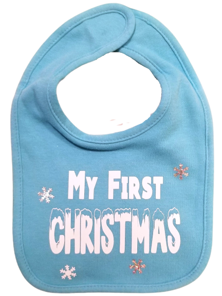 First Christmas Bib