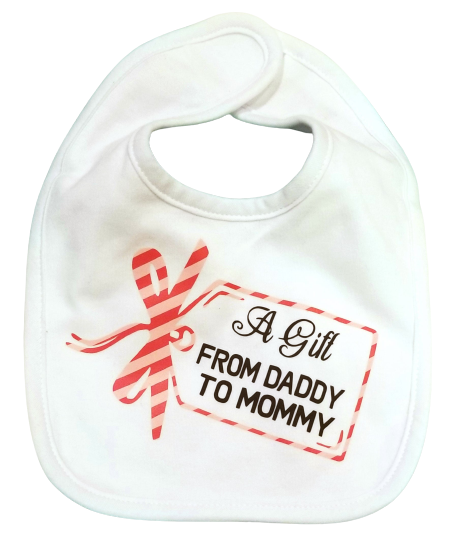 Daddy's Gift Christmas Bib