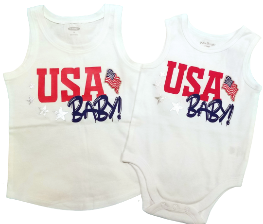 USA BABY! Muscle Tee