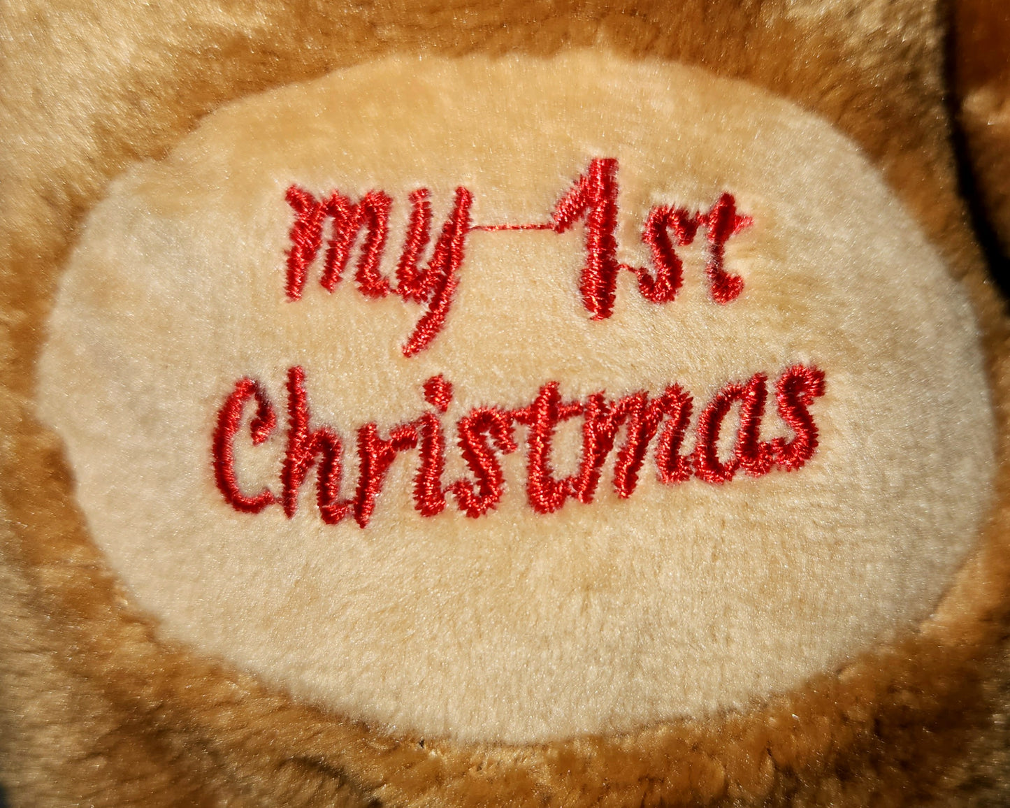 Custom Christmas Bear Plush