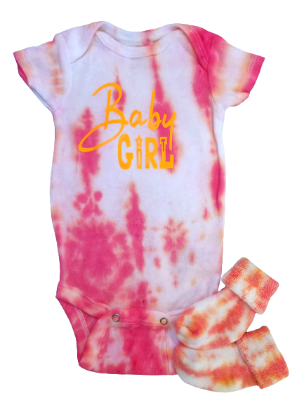Baby Girl Tie-Dye Set