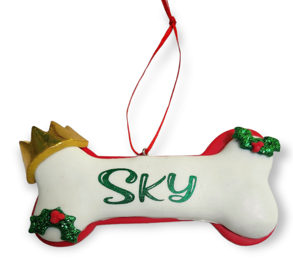 Custom DogBone Ornament