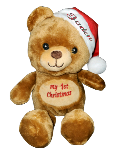 Custom Christmas Bear Plush